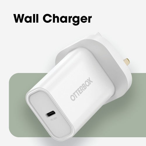 OtterBox Standard UK Wall Charger 30W - 1X USB-C 30W USB-PD White