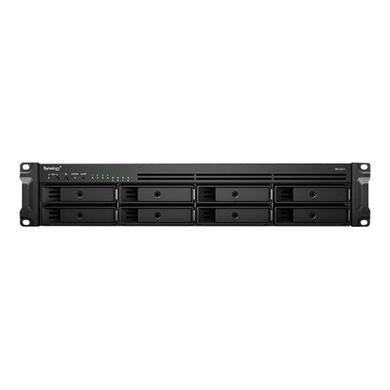 Synology RackStation RS1221+ NAS/storage server Rack (2U) Ryzen Embedded V1500B 4 GB DDR4 0 TB DiskStation Manager Black