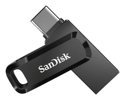 SanDisk Ultra Dual Drive USB flash drive 128 GB USB Type-A / USB Type-C 3.2 Gen 1 (3.1 Gen 1) Black, Silver