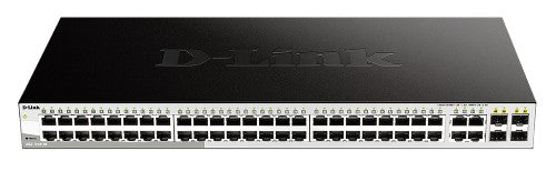 D-Link 48-Port Gigabit Smart Managed Switch with 4 Combo 1000BASE-T/SFP ports