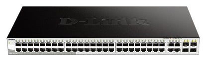 D-Link 48-Port Gigabit Smart Managed Switch with 4 Combo 1000BASE-T/SFP ports