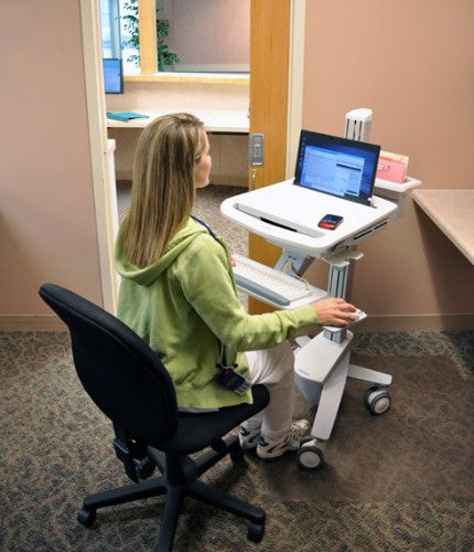 Ergotron StyleView EMR Laptop Cart White Multimedia cart