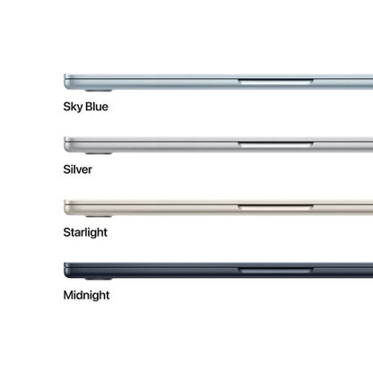 Apple MacBook Air 15-inch : M5 chip with 10‑core CPU and 10‑core GPU, 16GB, 1TB SSD - Midnight