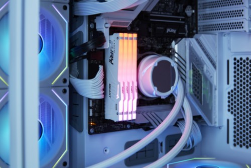 Kingston Technology FURY Beast 64GB 6000MT/s DDR5 CL30 DIMM (Kit of 2) White RGB EXPO