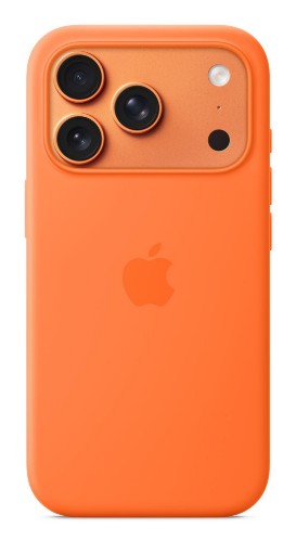 Apple iPhone 17 Pro Silicone Case with MagSafe – Orange