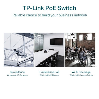 TP-Link 18-Port Gigabit Easy Smart PoE Switch with 16-Port PoE+