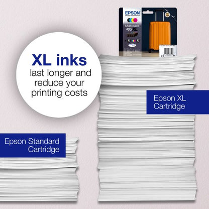 Epson C13T05H24010/405XL Ink cartridge cyan high-capacity, 1.1K pages 14.7ml for Epson WF-3820/7830