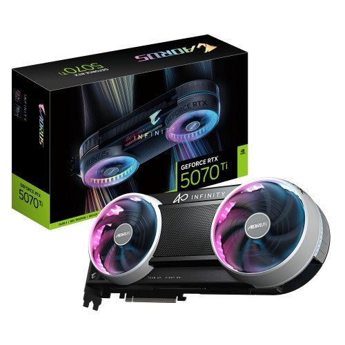 GIGABYTE AORUS GeForce RTX 5070 Ti INFINITY 16G Graphics Card