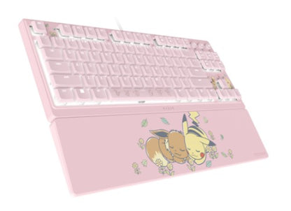 Razer Ornata V3 Tenkeyless – Pikachu & Eevee Edition keyboard Gaming USB Pink