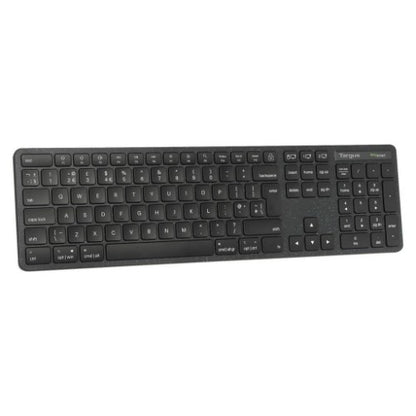 Targus EcoSmart AKB873UK keyboard Universal RF Wireless + Bluetooth QWERTY UK English Black