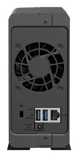 Synology DiskStation DS124 + 1 x HAT3300 12TB NAS Desktop Realtek RTD1619B 1 GB DDR4 HDD DiskStation Manager Black