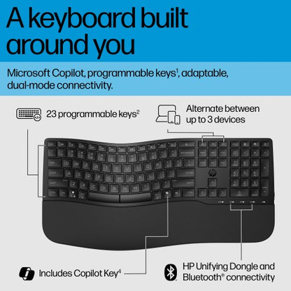 HP 680 Comfort Dual-Mode Keyboard