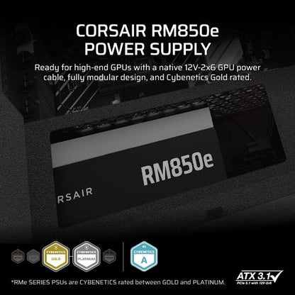 Corsair RM850e power supply unit 850 W 24-pin ATX ATX Black