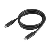 Lenovo 4X90U90619 USB cable USB 3.2 Gen 2 (3.1 Gen 2) 1 m USB C 10 Gbit/s 100 W Black