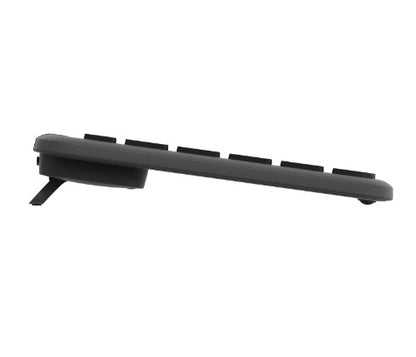 Logitech 920-012483 keyboard Mouse included Office RF Wireless + Bluetooth QWERTZ German Graphite