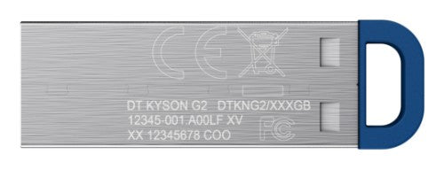 Kingston Technology DataTraveler 128GB Kyson 220MB/s Metal USB 3.2 Gen 1
