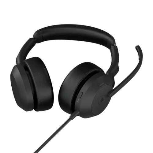Jabra Evolve2 50 Headset Wired Head-band Office/Call center USB Type-C / USB Type-A Bluetooth Black