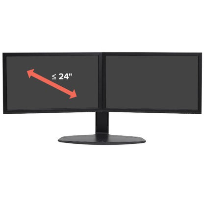 Ergotron Neo Flex Dual Monitor Lift Stand 62.2 cm (24.5") Desk Black