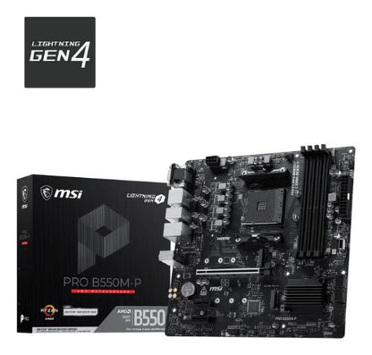 MSI PRO B550M-P motherboard AMD B550 Socket AM4 ATX
