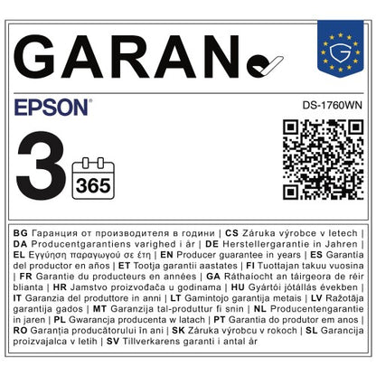 Epson WorkForce DS-1760WN