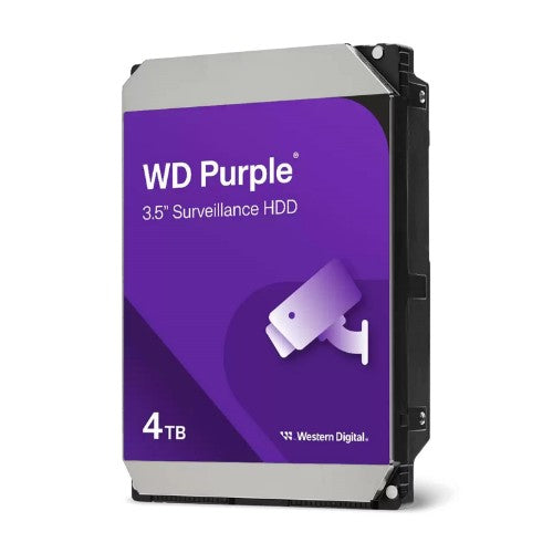 Western Digital Purple internal hard drive 4 TB 5400 RPM 128 MB 3.5" Serial ATA III