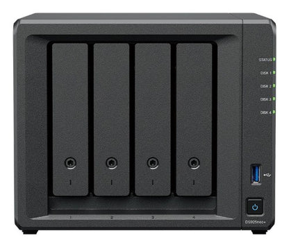 Synology DiskStation DS925NEO+ NAS/storage server Compact Ryzen Embedded V1500B 4 GB DDR4 0 TB DSM Black