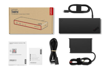 Lenovo 40BG0135UK laptop dock/port replicator Wired Thunderbolt 4 Black