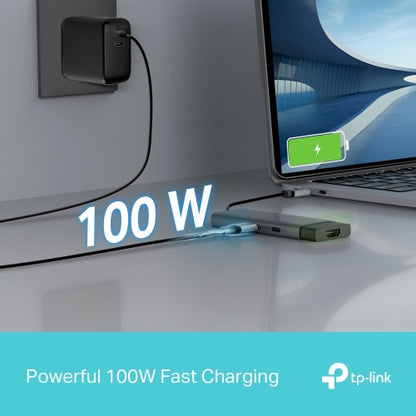 TP-Link UH5020C interface hub USB Type-C 5000 Mbit/s Grey