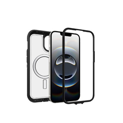 OtterBox Defender XT Clear for MagSafe Series for Apple iPhone 17e/16e/15/14/13, transparent/black