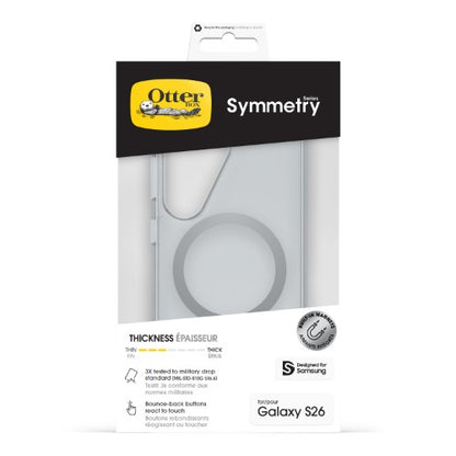 OtterBox Symmetry Clear Magnets Series for Samsung Galaxy S26, transparent