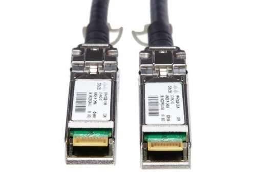 Cisco 10G Direct Attach Twinax SFP+ Cable, Passive, 30AWG Cable Assembly, 5 M, Grey, 5-Year Standard Warranty (SFP-H10GB-CU5M=)
