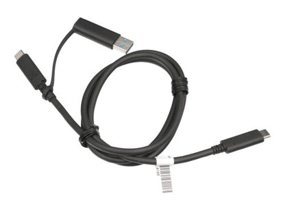 Lenovo 4X90U90618 USB cable USB 3.2 Gen 1 (3.1 Gen 1) 1 m USB A/USB C USB C Black