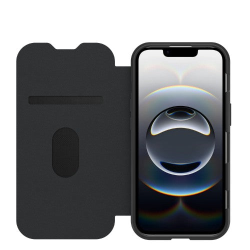 OtterBox React Folio for MagSafe Series for Apple iPhone 17e/16e/15/14/13, transparent/black