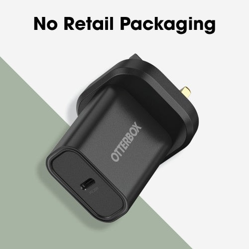 OtterBox Standard UK Wall Charger 20W - 1X USB-C 20W USB-PD Black