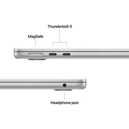 Apple MacBook Air 13-inch : M5 chip with 10‑core CPU and 10‑core GPU, 24GB, 1TB SSD - Silver