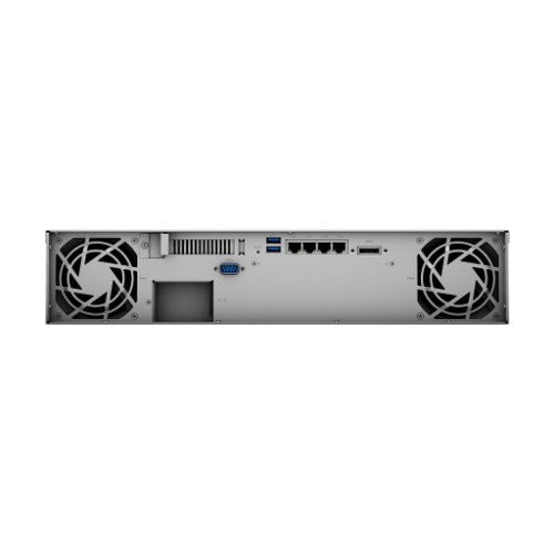 Synology RackStation RS1221RP+ NAS Rack (2U) Ryzen Embedded V1500B 4 GB DDR4 48 TB HDD Aluminium, Black