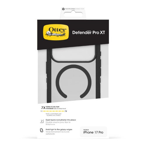 OtterBox Defender Pro XT Clear Camera Control Apple iPhone 18 Pro/17 Pro Dark Side - clear/black