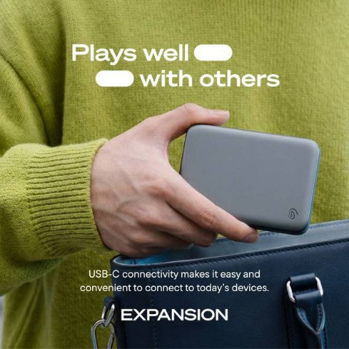 Seagate Expansion STNN4000400 external hard drive 4 TB 2.5" USB Type-C Black