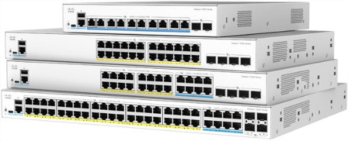 Cisco C1300-48P-4X Managed L2/L3 Gigabit Ethernet (10/100/1000) Power over Ethernet (PoE) White