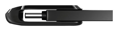 SanDisk Ultra Dual Drive USB flash drive 128 GB USB Type-A / USB Type-C 3.2 Gen 1 (3.1 Gen 1) Black, Silver