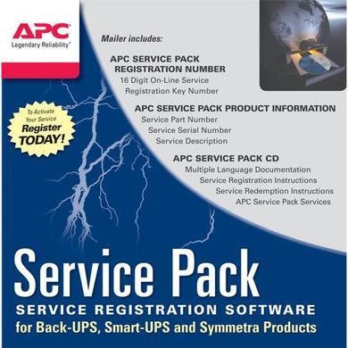 APC Warranty extension for service pack,, 3 years, for new product purchases, repair or replace coverage