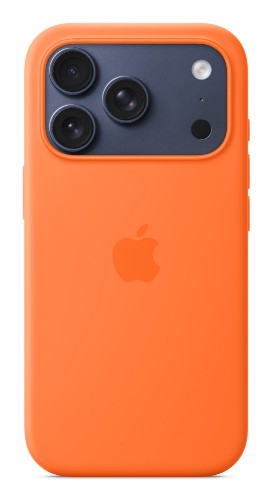 Apple iPhone 17 Pro Silicone Case with MagSafe – Orange