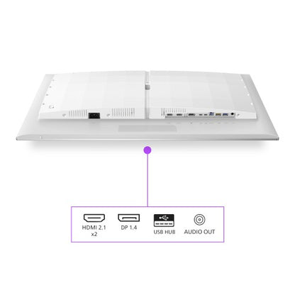 Philips Evnia 8000 32M2N8900P/00 computer monitor 80 cm (31.5") 3840 x 2160 pixels 4K Ultra HD QD-OLED White