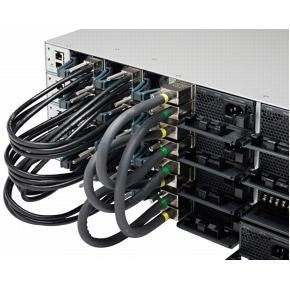 Cisco STACK-T1-50CM InfiniBand/fibre optic cable 0.5 m StackWise-480 Black