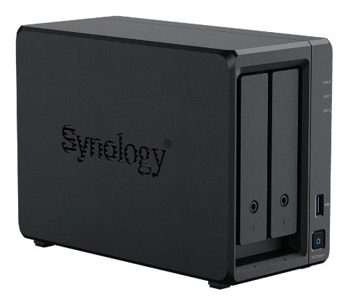 Synology DiskStation DS725NEO+ NAS/storage server Compact Ryzen Embedded R1600 4 GB DDR4 0 TB DSM Black