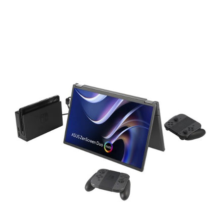 ASUS ZenScreen Duo OLED MQ149CD computer monitor 35.6 cm (14") 1920 x 1200 pixels WUXGA Silver