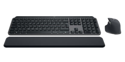 Logitech Master MX Keys Combo for Bussiness keyboard Mouse included Office RF Wireless + Bluetooth AZERTY French Graphite