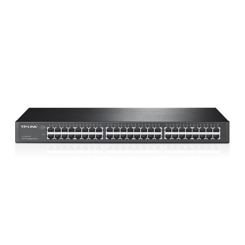 TP-Link TL-SG1048 network switch Unmanaged Gigabit Ethernet (10/100/1000) 1U Black
