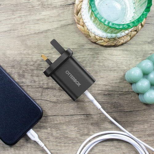 OtterBox Standard UK Wall Charger 20W - 1X USB-C 20W USB-PD Black