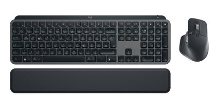 Logitech MX Keys Combo For Business Gen 2 keyboard Mouse included Office RF Wireless + Bluetooth QWERTZ German Graphite
